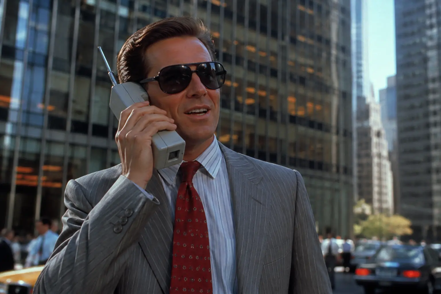 The iconic Motorola DynaTAC 8000X brick phone
