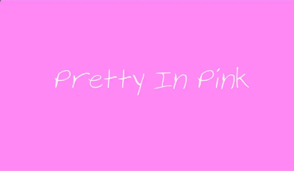 Pretty in Pink movie poster